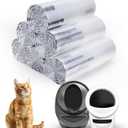 150 Pack Heavy Duty Self-Cleaning Litter Box Liners, Compatible with Litter-Robot 3/4, Extra Thick Waste Drawer Liners, 9-11 Gallons of Capacity, Easy to Empty