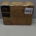 iDOO Queen Air Mattress with Built in Pump, 18 Raised Comfort Inflatable Blow up Mattress, Upgraded Support Structure Portable Air Bed for Camping, Guests and Home, Colchon Inflable, Gift for Mom (Grey)