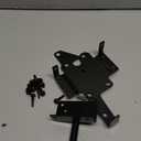 Self-Locking Gate Latch Heavy Duty Post Mount Automatic Gravity Lever Wood/ PVC Fence Gate Lock with Fasteners Hardware, for Secure Pool |Yard | Garden, Steel, Black