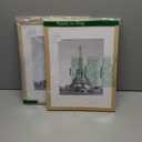 2 x Upsimples 11x14 Picture Frame, Display Pictures 8x10 with Mat or 11x14 Without Mat, Wall Hanging Photo Frame, Natural, 1 Pack