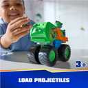 Paw Patrol: Rescue Wheels Rockys Recycle Truck, Toy Truck with Projectile Launcher and Collectible Action Figure, Kids Toys for Boys & Girls Ages 3+
