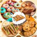 50 Pack Cardboard Trays for Food with Handles 13" x 9" x 3" Sturdy Disposable Cookie Serving Trays Bulk for Party Platters, Crafts, Fast Food, Take Out Container(White)