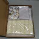 Fuyoooo 100 Set Wedding Invitations Wraps Set Pre Folded Vellum Jackets for 5 x 7 Invitations Self Adhesive Gold Wax Seal Stickers Dried Baby's Breath Flowers Chiffon Silk Ribbon for Craft DIY