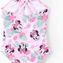Disney Stitch Marvel Frozen Elsa Girls Swimsuits UPF 50+ One Piece Bathing Suits Sport Summer Swimwear for Kids Size 12-13Y