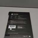 OMIRO Desk Makeup Mirror with 10X Magnifying Mirror, 10 x 7 inches Large Table Mirror with Adjustable Stand and Hanging Hole for Shaving and Travelling, White