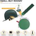 2 x Dual Pouch Wristlet Keychain Wallet Double keychain wallets Mini Pouch Coin Purse Women Coin Detachable Wrist Zip Bag (Green)