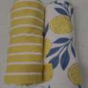 Momcozy Baby Hooded Towel, 2 Pack Baby Towel Set, Super Soft Bath Towel with Original Design, Shower Gifts for Infant, Toddler (28 X 28 Inch, Lemon Leaves)