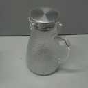 2.0 Liter 68 oz Glass Pitcher with Lid and Spout, Glass Carafe for Hot/Cold Water, Large Iced Tea Pitcher for Coffee, Milk,Juice and Homemade Beverage,Iced Coffee, and Container for Drinks