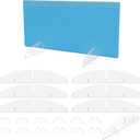 6 Pcs Acrylic Poster Board Stand Holder, 11.8 x 2.36 Inch Clear Tabletop Acrylic Sign Display Foam Board Stand for Menus Flyers Photos, 1/4" Thick Sturdy Frame for Home Office Restaurant Store Retail