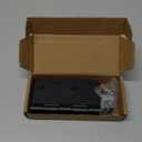 3 Pack Black Door Hinges 4 Inch, Exterior Door Hinges with Square & 5/8" Radius, Removable Pin, Perfect for Heavy-Duty Front & Back Door, Antirust & No Squeaks