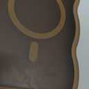 Amzfield for Samsung Galaxy S24 Ultra case Compatible with Magsafe Wavy Cute Design Magnetic Translucent Matte Hard Back Silicone Bumper Protective Phone Case for S24 Ultra Women Girls, Brown