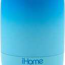 iHome PlayFade Portable Bluetooth Speaker - Water-Resistant Rechargeable Audio Device for Outdoor Events, Pool Party, Beach, Camping (Model iBT400L) Blue