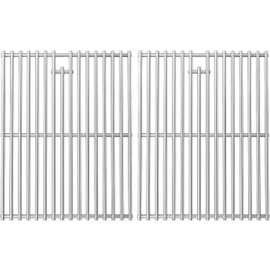 17 Inches Cooking Grates for Home Depot Nexgrill 720-0830H 720-0830D 720-0783E 720-0783C for Nexgrill Replacement Parts 4 Burner Gas Grill Grates Stainless Steel 2 Pack for 5 Burner