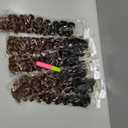 GoGo Curl Crochet hair 14inch Beach Curl Crochet hair Bohemian Crochet Braids Ombre Brown Deep Wave Braiding hair Extensions (14inch,1B/30/27)