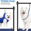 Dog Grooming Table with Arm Hammock & Nooses, 35.5" L×23.6" W x 30" H