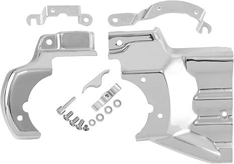XMT-MOTO Engine Transmission Interface Cover Trim Fit For Harley Softail FXST 2007-2017