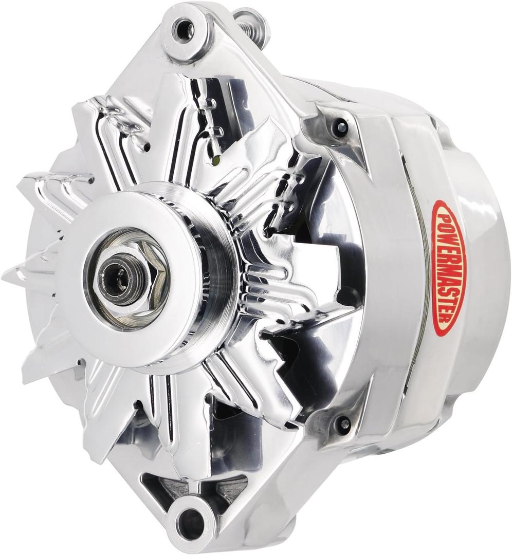 Powermaster - Alt GM 12SI Polish 100A 1V Pulley 1 or 3 Wire