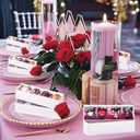 50Pcs 8x2.2x2 Inches Chocolate Covered Strawberry Boxes, Mcaron,Truffle,Chocolate Boxes Empty & Bakery Boxes for Cake,Strawberry,Dessert,Bonbon & Sweet Boxes Party Favors