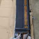 LIKIMIO Walnut Bed Frame Structurally Stable Heavy Duty Steel Slat Supported Queen Bed Frames