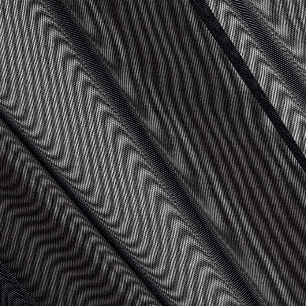 Black Chiffon Fabric by The Yard Halloween Wedding Arch Draping Fabric Sheer Material for Party Backdrop Arch Ceiling Decor   120x420