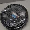 100FT Sewer Jetter Kit for Pressure Washer, 5800 PSI Water Jet Drain Cleaner Hose Corner Rotating Button Nose Sewer Jetting Nozzle 1/4 Inch NPT, Sewer Jetter Nozzles Kit with Spanner Handle Strap (Black)