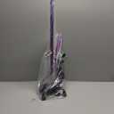 Adjustable Walking Cane for Men & Women with 4-Pronged Base for Extra Stability - Foldable Cane for Seniors with Foam Padded Offset Handle for Soft Grip & a Second Handle for Standing (Purple)