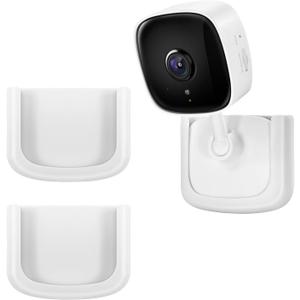 2 Pack Adhesive Wall Mount Bracket Stand for Tapo Indoor Security Camera C100, C110 - No Drilling Easy Installation Window Mount Fits TP Link Camera