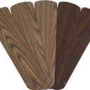 Westinghouse 7741500 52-Inch Oak/Walnut Replacement Fan Blades, Five-Pack