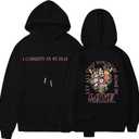 BANGELY Faith Over Fear Hoodie Women Christian Sweatshirt Graphic Christian Religious Sayings Sweater Bible Pullover Tops (Large)