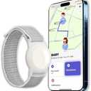 Amazon.com: Generic GPS Tracker for Kids, Teen, Special Needs, Elderly - Real-Time Mini Locator Watch Band - No Monthly Fee - Hidden Tracking Device for iOS, White, A12123 : Electronics