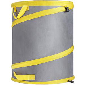 Jardineer Collapsible Trash Can for Camping Parties, Reusable Yard Waste Bags, Pop Up Garden Bag with a Drainage Hole(30 Gallon)