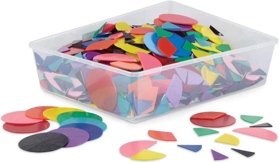 hand2mind Plastic Rainbow Fraction Circles, Circle Manipulatives, Fraction Tools for Kids, Math School Supplies, Montessori Math Materials, Classroom Math Manipulatives 4th Grade (15 Sets of 51) hand2mind Plastic Rainbow Fraction Circles, Circle Manipulatives, Fraction Tools for Kids, Math School Supplies, Montessori Math Materials, Classroom Math Manipulatives 4th Grade (15 Sets of 51)
