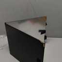 Chunful Frameless Travel Hanging Mirror Leather Foldable Full Length Backstage Makeup Mirror with Handle for Travel Dance Competition Home Fitness Gift(Black,24.61 x 11.22 Inches)