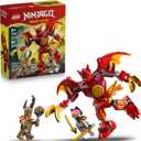 LEGO NINJAGO Kais Dragon Mech Battle Pack Building Toy for Boys, Girls, & Kids, Ages 6+ - Poseable Dragon Figure & 3 Character Minifigures for Pretend Play - Gift Idea for Birthdays - 71851