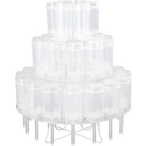 3 Tier-Clear Acrylic Push Pop Cake Display Stand 3TPP (1 Set)