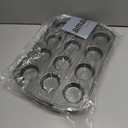 Wilton Cupcake Pan, 12 Cup Non-Stick Carbon Steel Cupcake Mold, cupcakke Pan for Baking and Decorating, Dishwasher Safe, Grey, 2.80 x 10.80 x 15.40 Inches, Gray