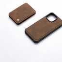 For iPhone 15 14 Pro Max Plus Magsafe Slim Leather Wallet Card Holder Case