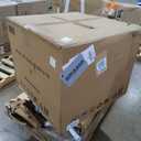 Swivel Accent Chair Round Barrel Armchair Upholstered Performance Fabric for Living Room Bedroom Waitingroom,2 Box,Light Grey