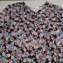 3/4 Length Sleeve Women's Tops Summer V-Neck Blouses, XXL