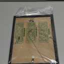 upsimples 8x10 Picture Frame, Display Pictures 5x7 with Mat or 8x10 Without Mat, Wall Hanging Photo Frame, Black, 1 Pack