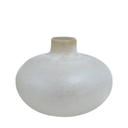 DI SDS HD 5.9x7.8x7.8 INSanded glass Vase ivory