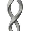 Ekena Millwork 4 3/4"W x 12 3/8"H x 7/8"P Versailles Medium Ribbon with Bow Drop Onlay