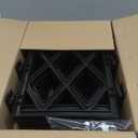 5.25FT Garden Trellis Support Fence,Metal Wall Lattice Climbing Frame for Climbing Plants Outdoor, Black Iron Pipe Fence for Potted Plants Indoor for Ivy Vines Vegetable Flower, Patio, Lawn, Yard