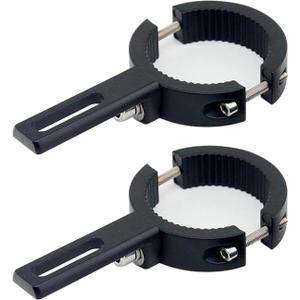 Motorcycle Spotlight Mount Brackets, Motorbike Tube Clamp Turn Signal Mounting Clamp Fog Light Holder for 1.5"-2.36" ATV UTV Roll Bar (2 Pcs)