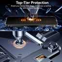 Esanik [2+2 Pack for iPhone 14 Tempered Glass Screen Protector & Camera Lens Cover - Military-Grade 9H Hardness, HD Clear, Anti-Scratch, Flawless Fit Tray