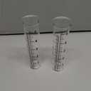5" Capacity Rain Gauge Glass Replacement Tube, Lip Design, Great for Yard Garden Outdoor Home (2)