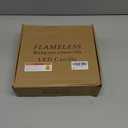 kakoya Flameless LED Candles with Timer 5 Pc Flickering Flameless Candles for Romantic Ambiance and Home Decoration Stable Acrylic Shell,with Embedded Star String，Battery Operated Candles（Grey）