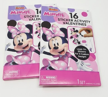 Exchange Cards Sticker Activiti Minnie 3 Pack