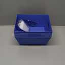 Worown 6 Pack Blue Cardboard Basket for Gifts Empty, Kraft Basket Kit with bags and Pull Bows for Packing Gift on Easter, Christmas, Birthday, Wedding