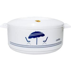 Cello Chef 1500 Deluxe Insulated Hot-Pot Casserole Warmer & Cooler, 1250 ml Capacity (White)
